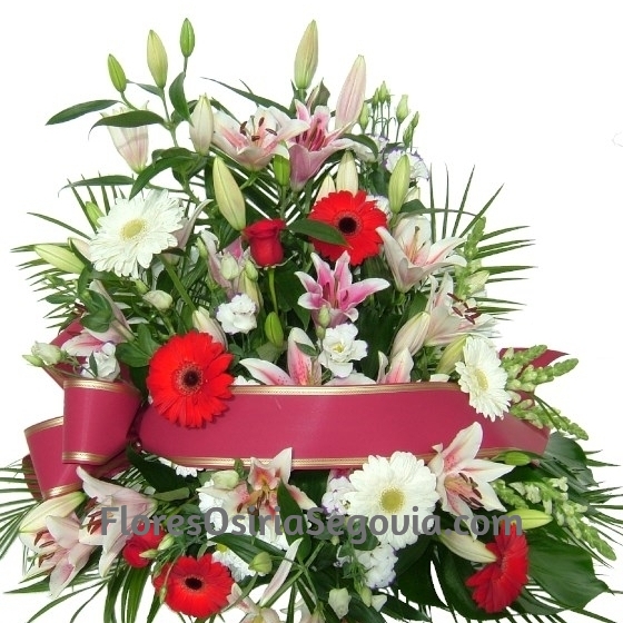 Centro Funerario Rojo Variado