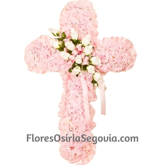Cruz Funeraria Rosa
