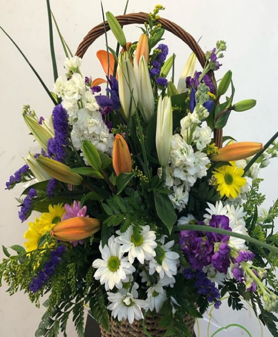 Cesta de Flores Osiria